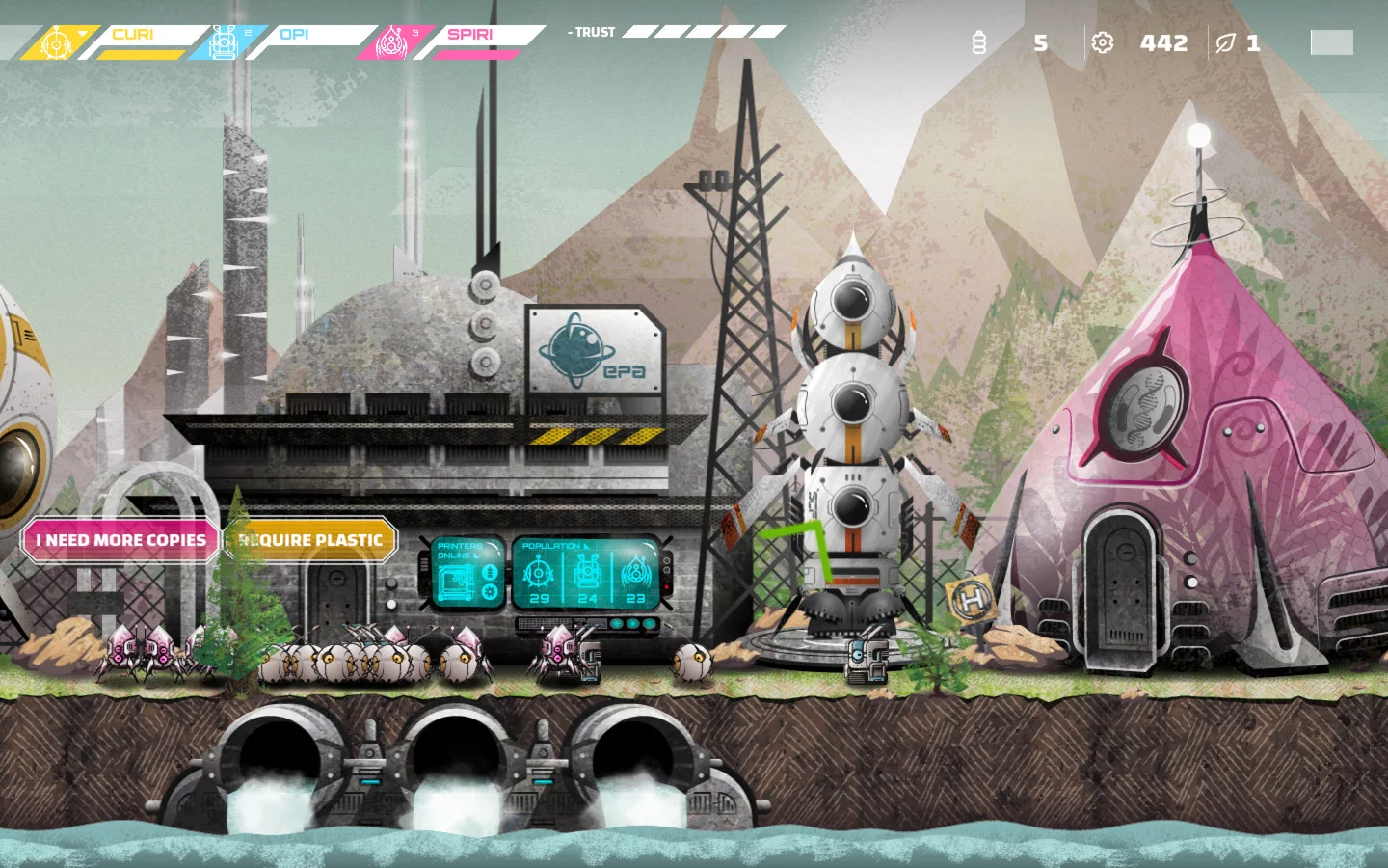 Изображение игры: Terraforming Earth