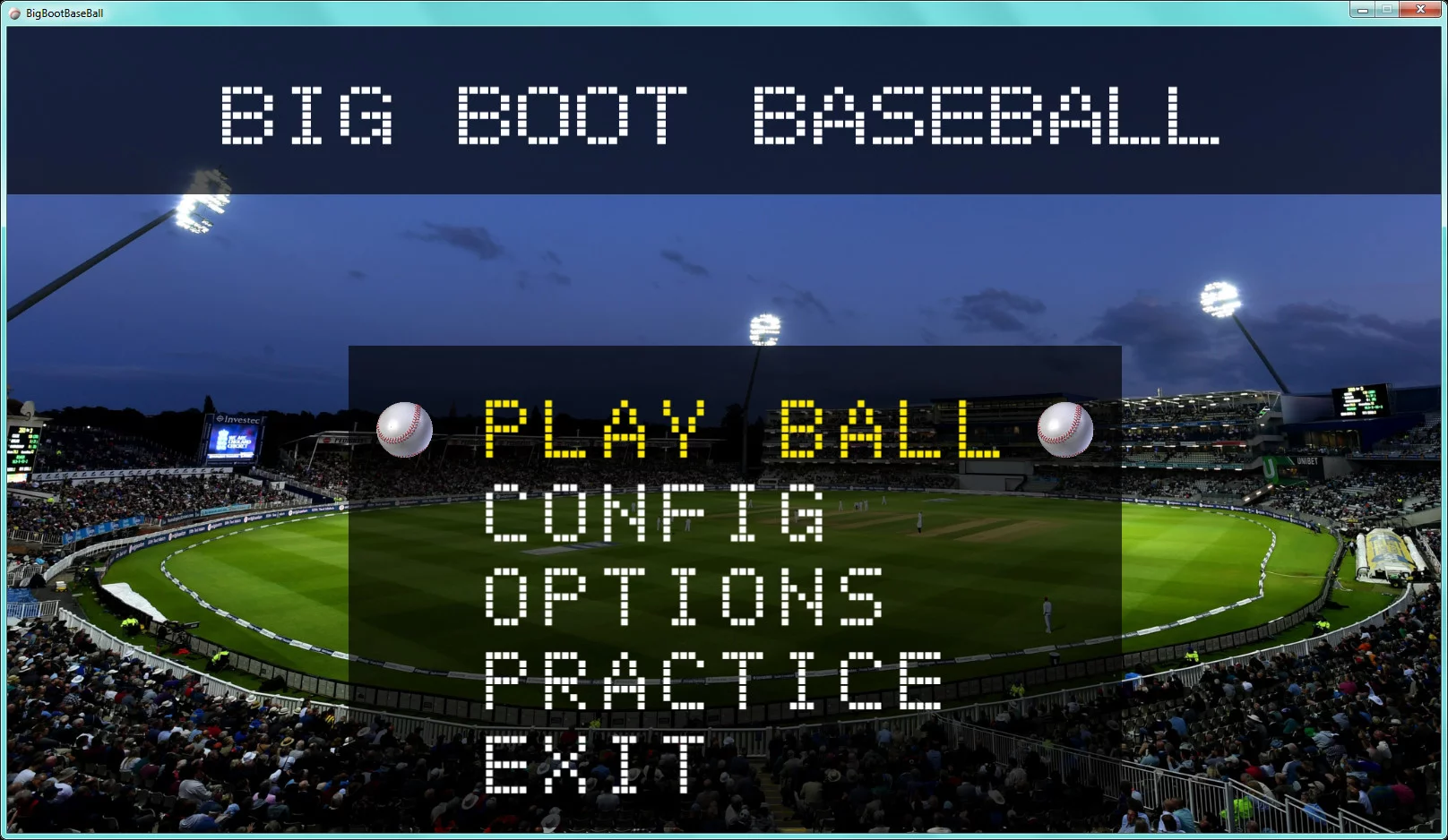 Изображение игры: Big Boot Baseball