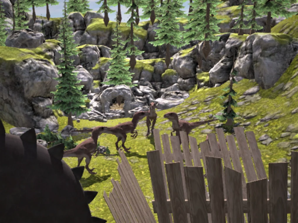 Изображение игры: Dino Tour VR