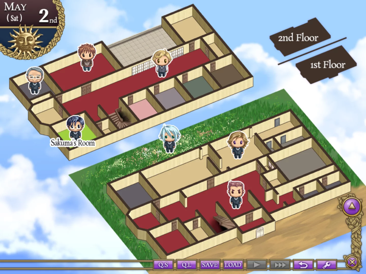 Изображение игры: Hadaka Shitsuji - Naked Butlers