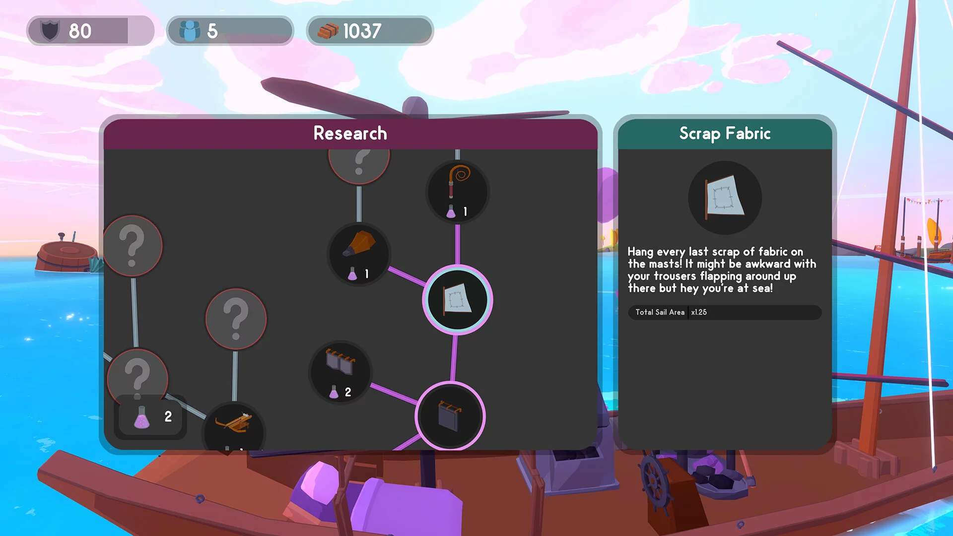 Изображение игры: Sail Forth