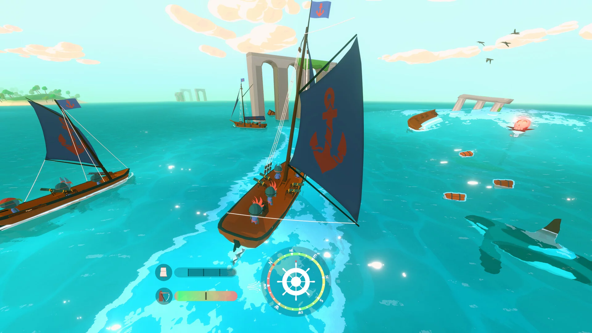 Изображение игры: Sail Forth