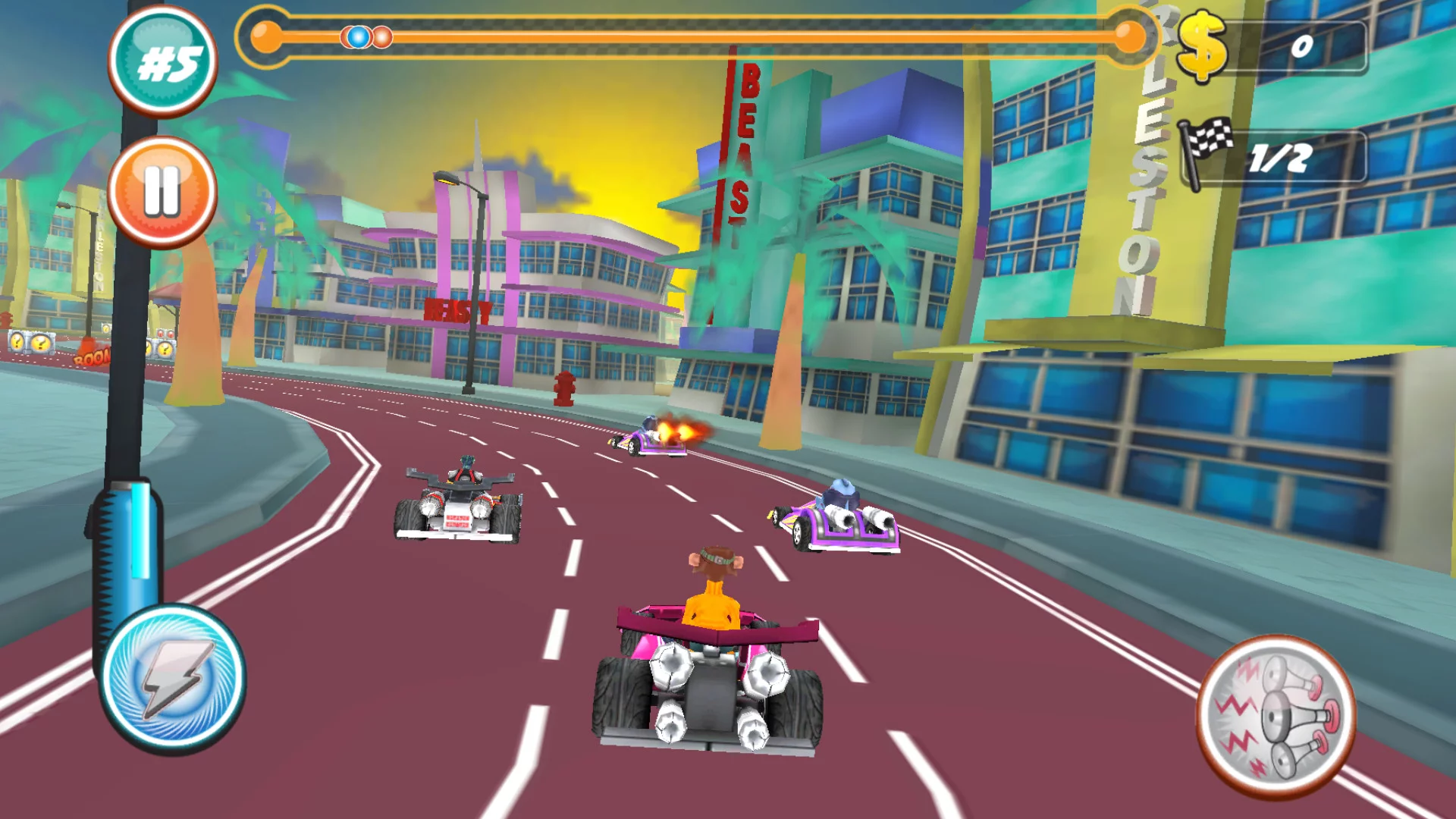 Изображение игры: Beasty Karts