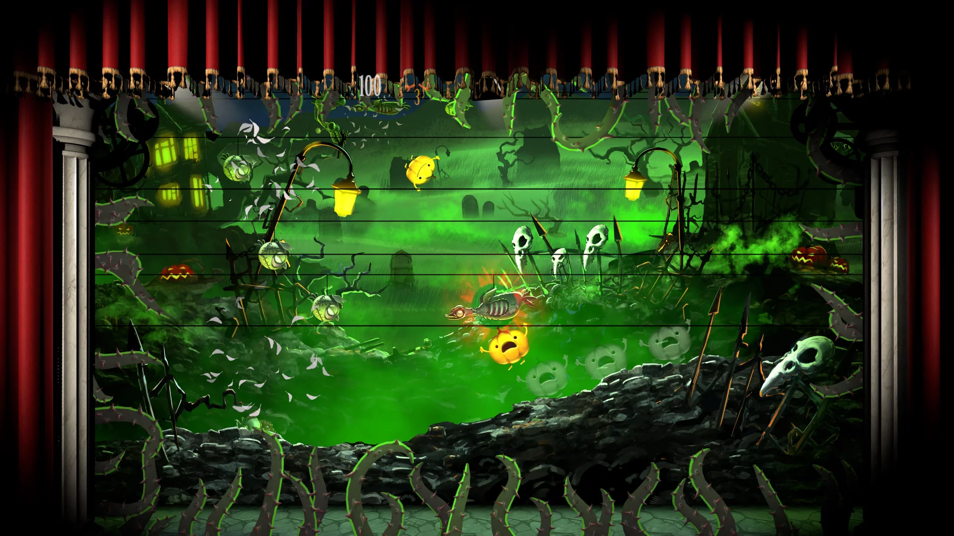 Изображение игры: Shoot The Zombirds VR