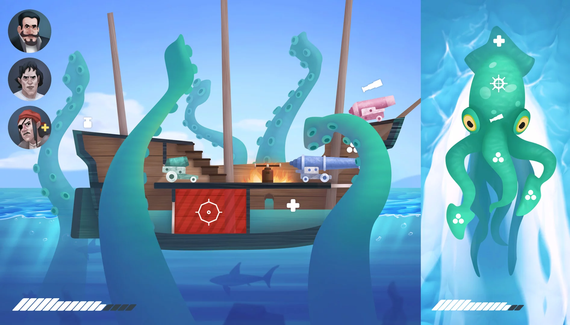 Изображение игры: Cannon Fire: Bloody Sea