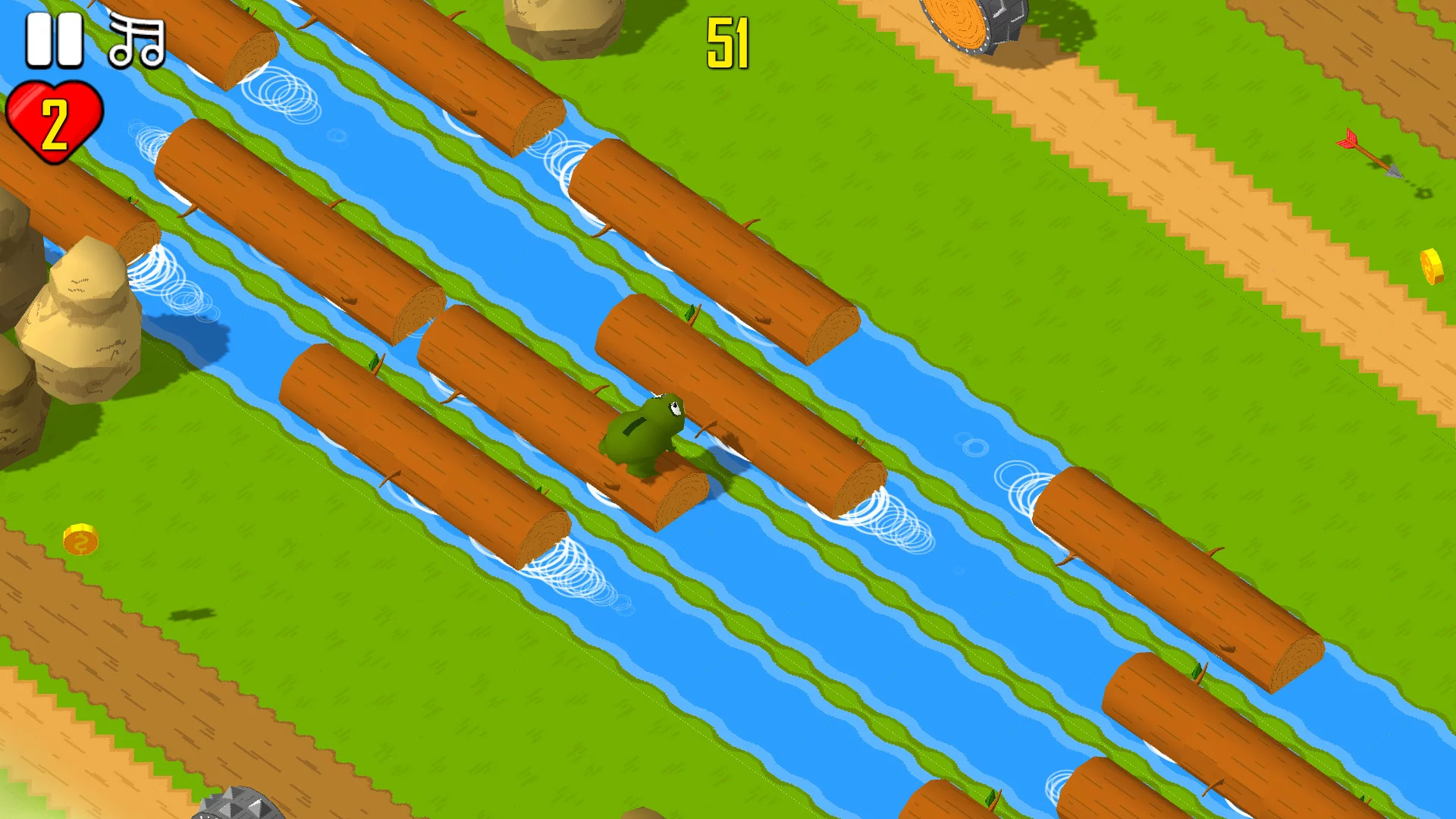 Изображение игры: Froggo