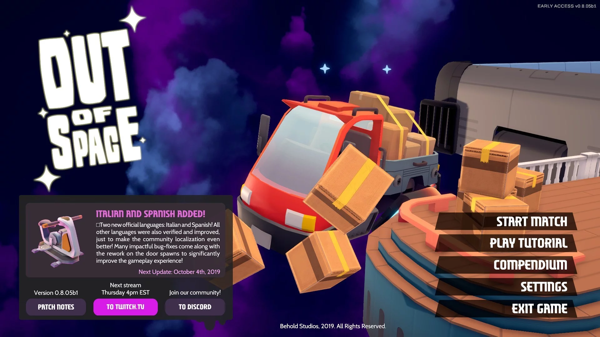 Изображение игры: Out of Space