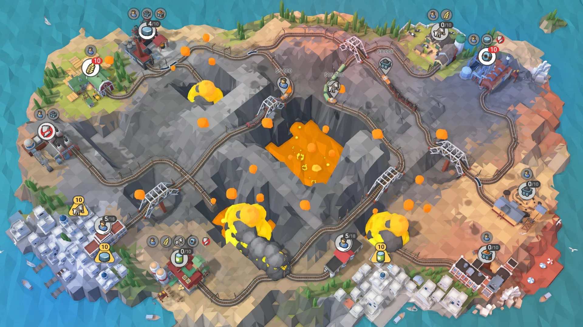 Изображение игры: Train Valley 2