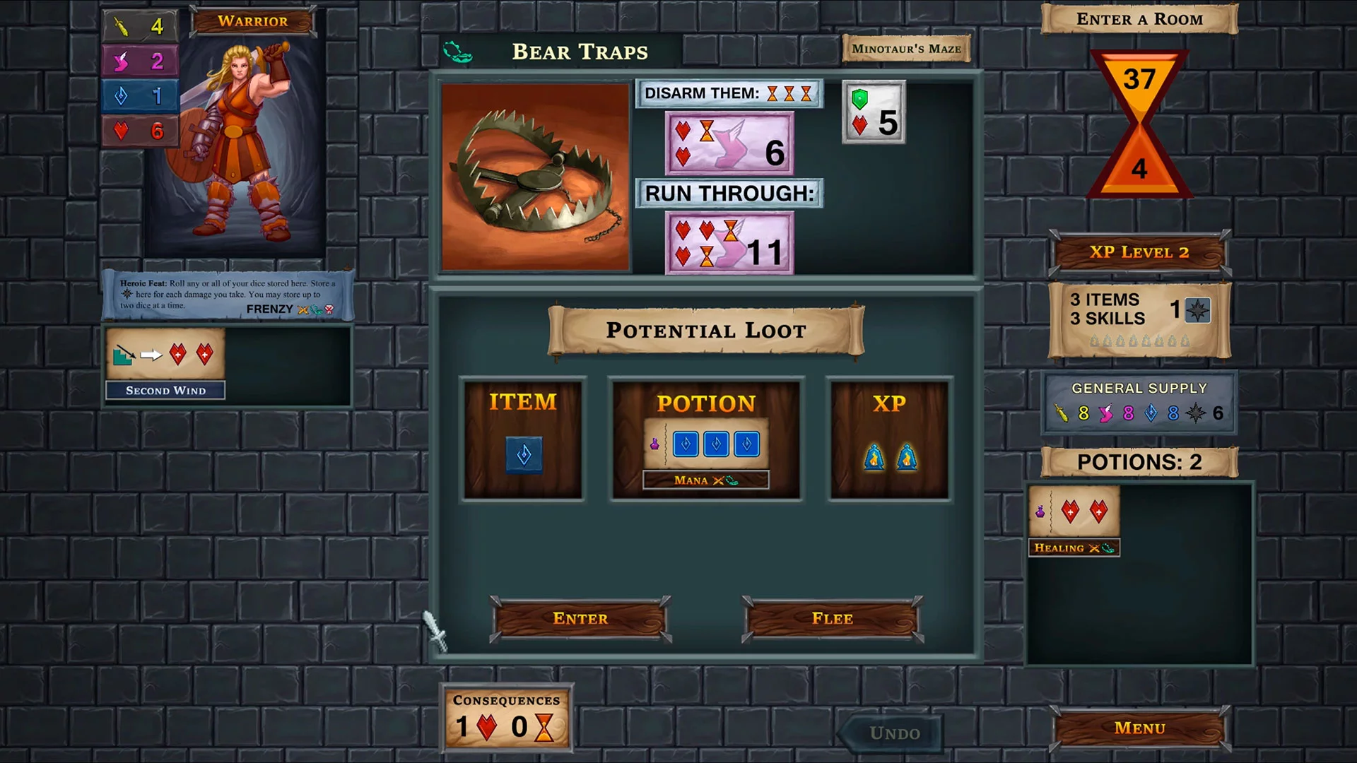 Изображение игры: One Deck Dungeon