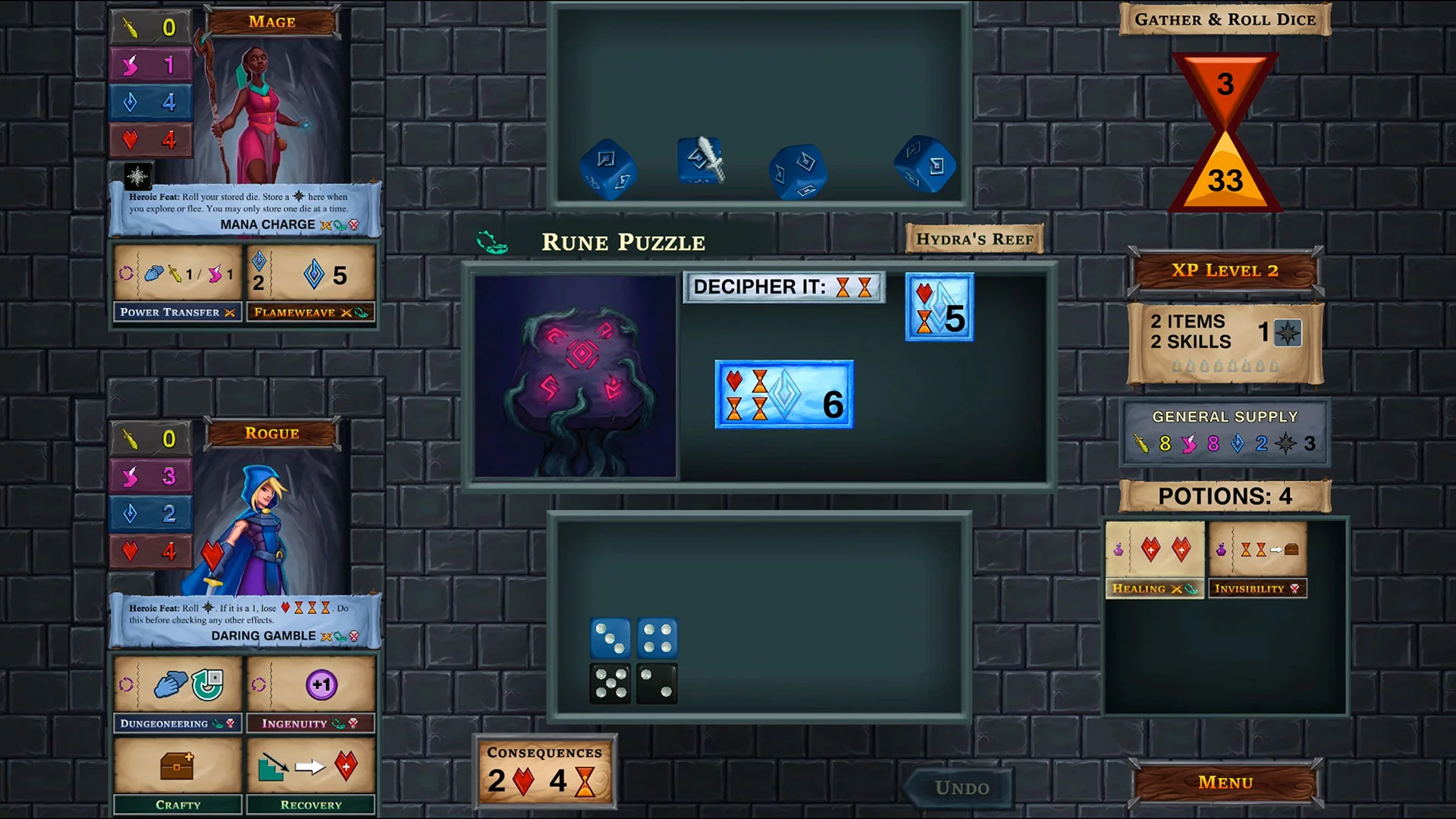 Изображение игры: One Deck Dungeon