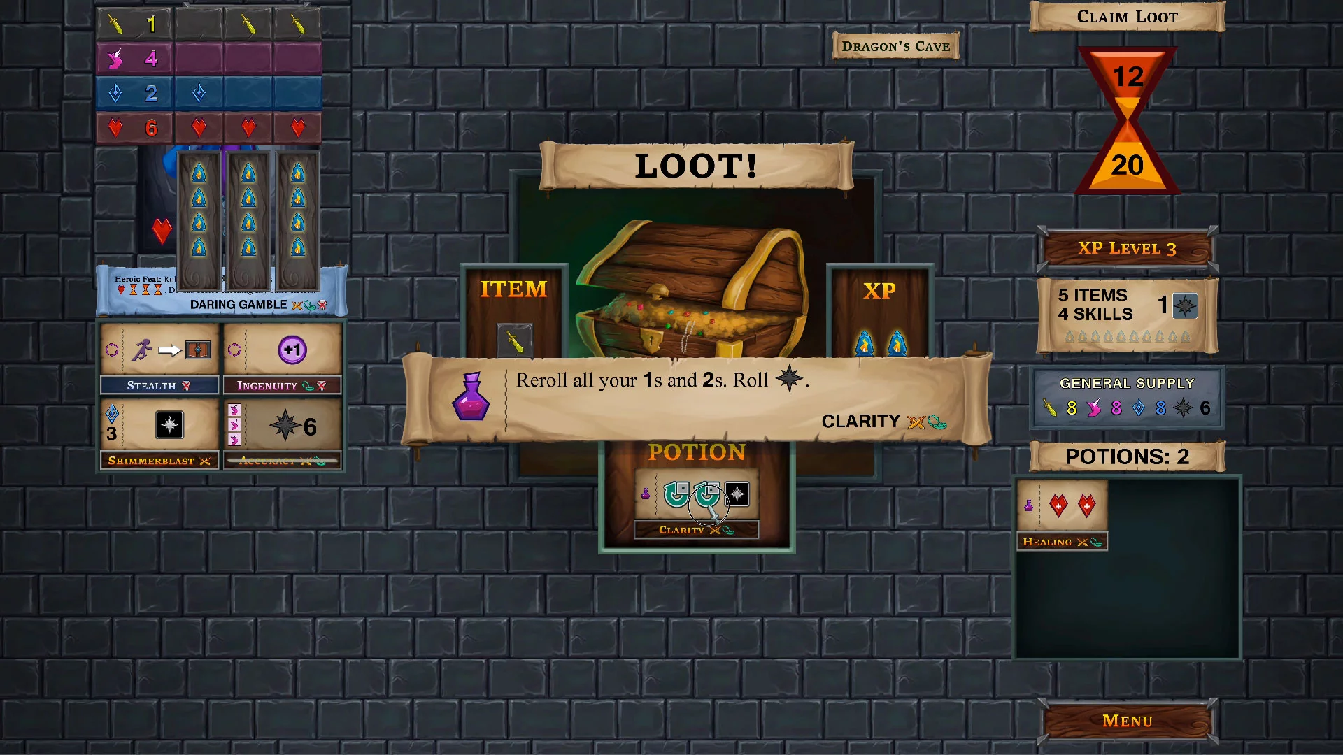 Изображение игры: One Deck Dungeon