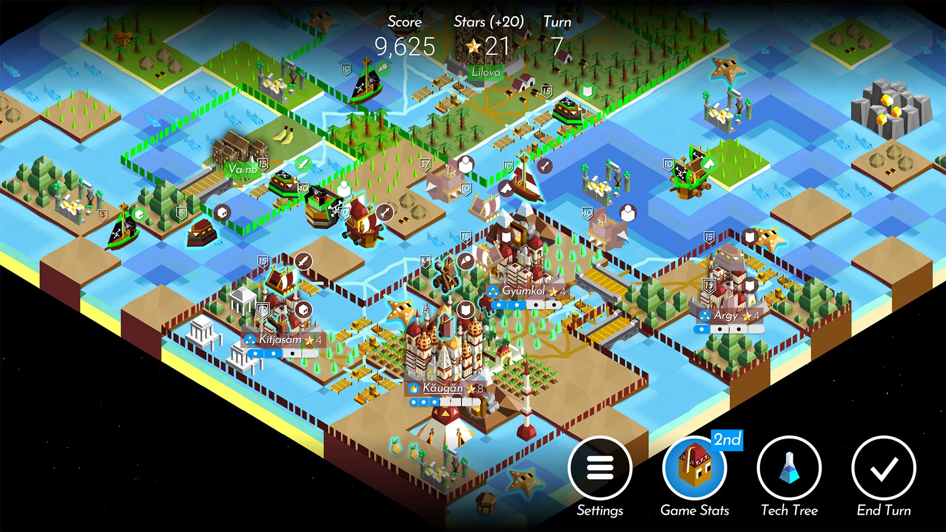 Изображение игры: The Battle of Polytopia