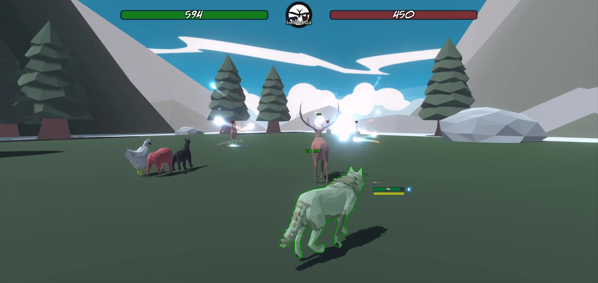 Изображение игры: Animal Fight Club