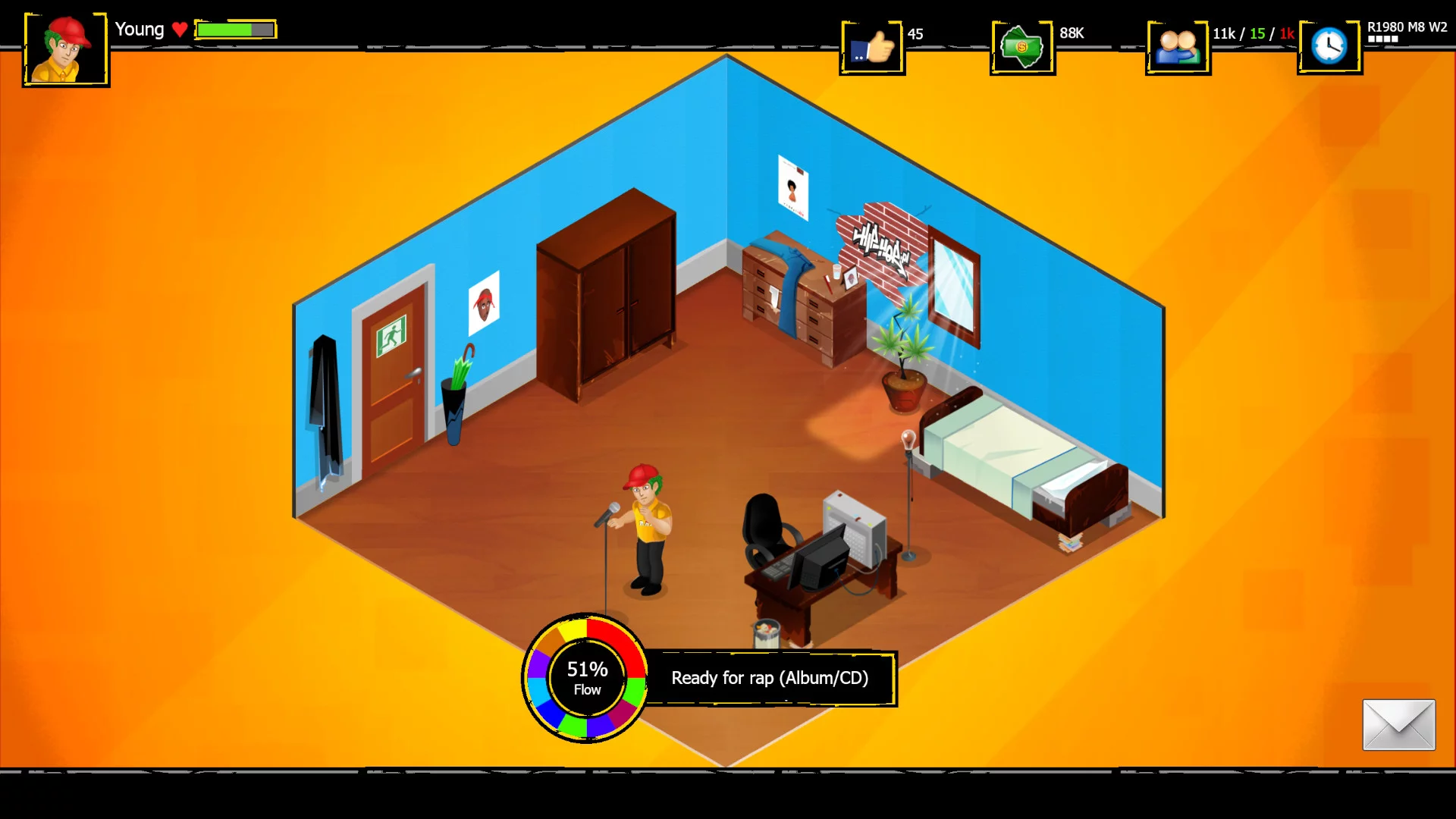Изображение игры: Rap Simulator: The Rap Game