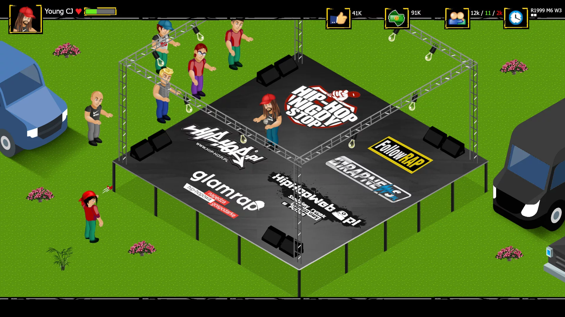 Изображение игры: Rap Simulator: The Rap Game
