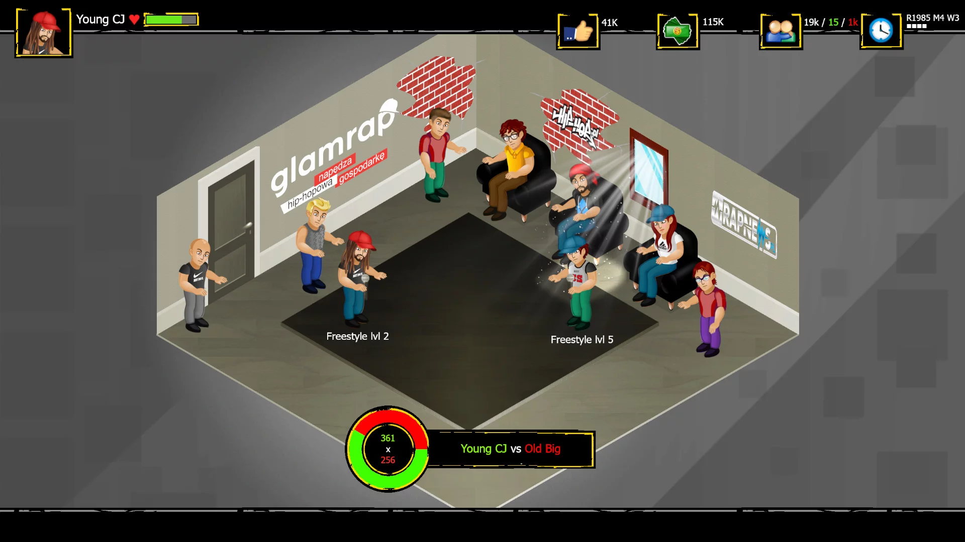 Изображение игры: Rap Simulator: The Rap Game
