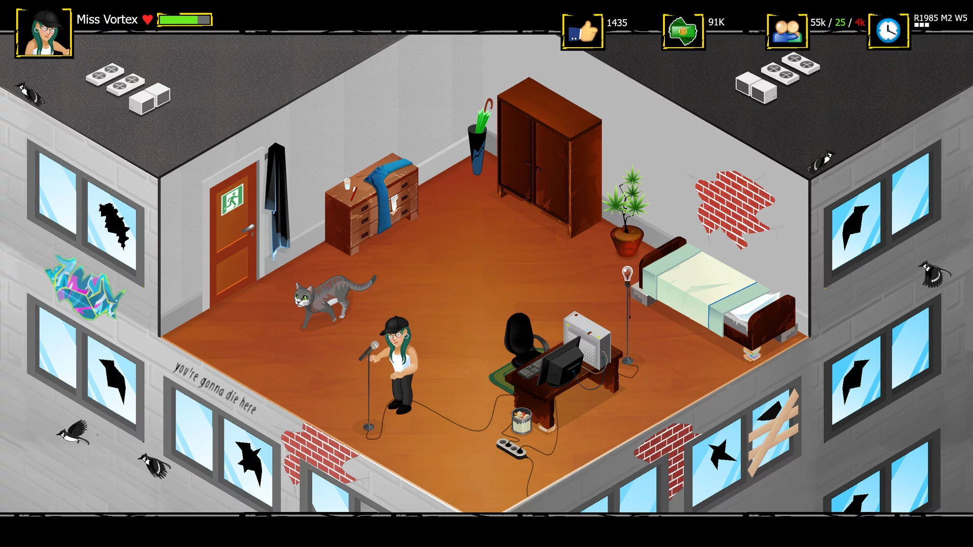 Изображение игры: Rap Simulator: The Rap Game