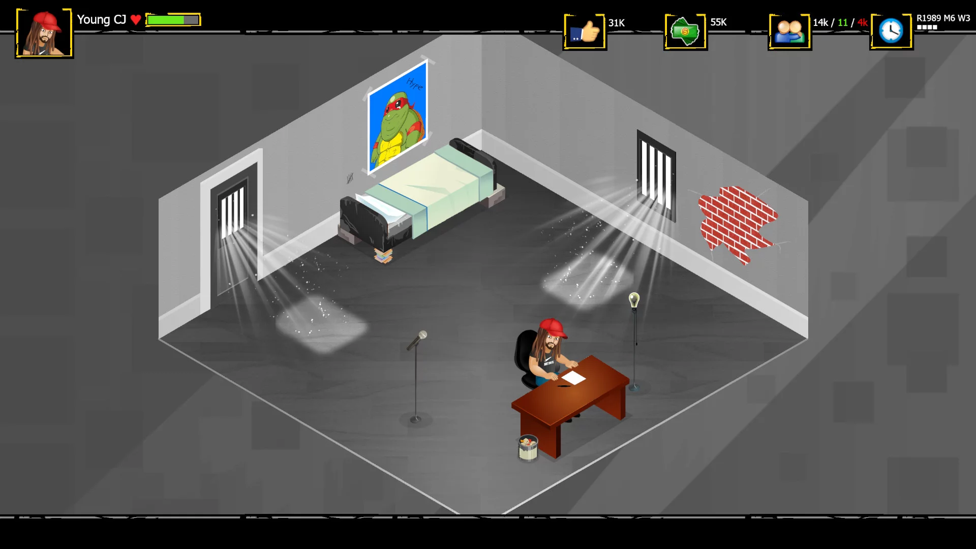 Изображение игры: Rap Simulator: The Rap Game