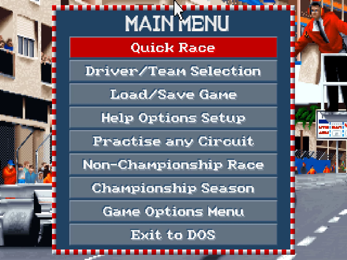 Изображение игры: GCR1 Geoff Crammond