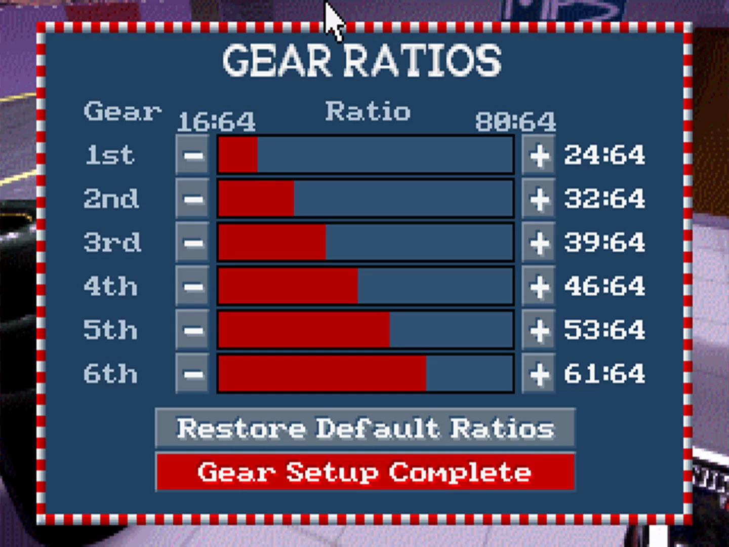 Изображение игры: GCR1 Geoff Crammond
