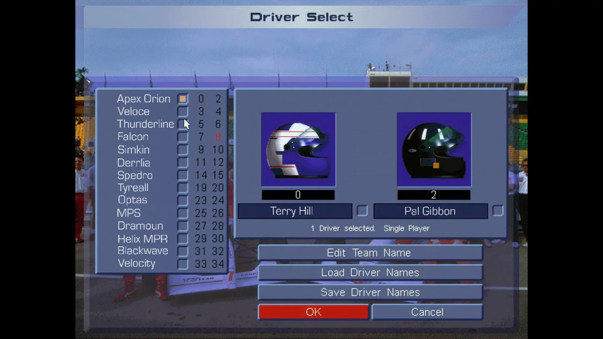 Изображение игры: GCR2 Geoff Crammond